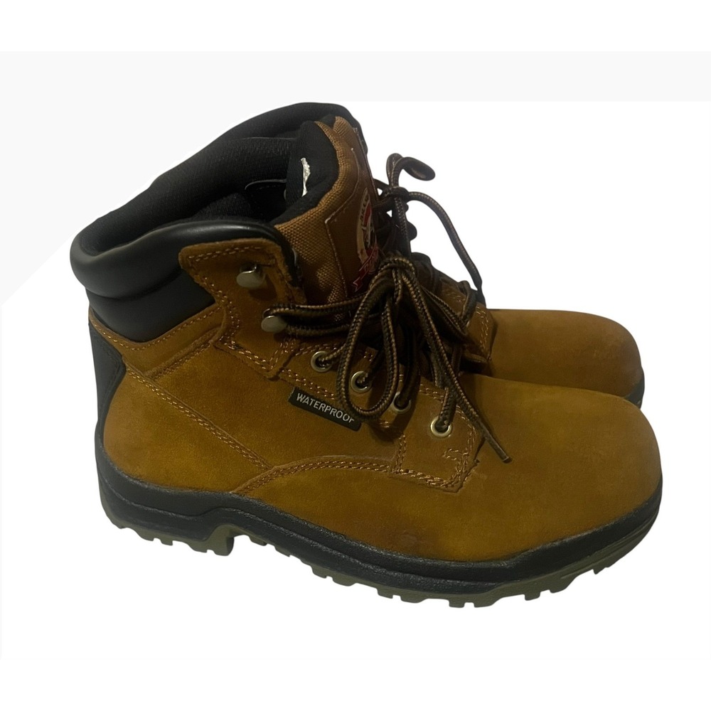 Brahma Work Boots Women's Brown Waterproof Steel Toe WMBR0442000 Size 9 - Picture 2 of 9